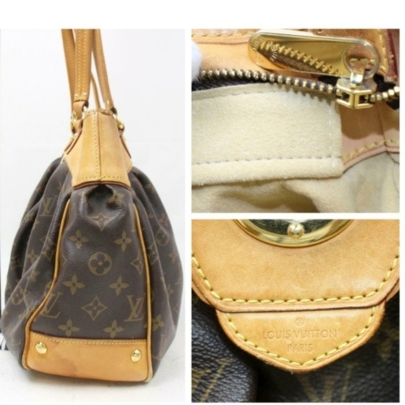 100% Auth Louis Vuitton Boetie MM Monogram Tote - Picture 7 of 9